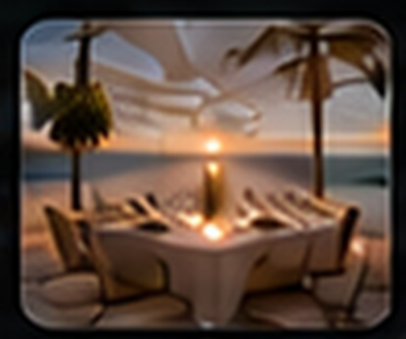 Beach dinner