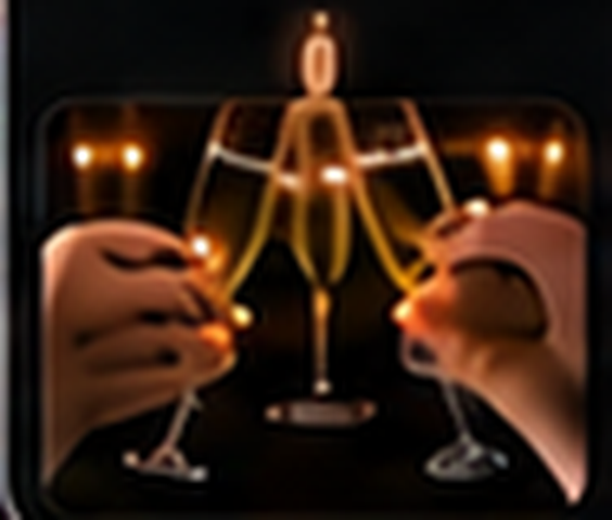 Champagne toast